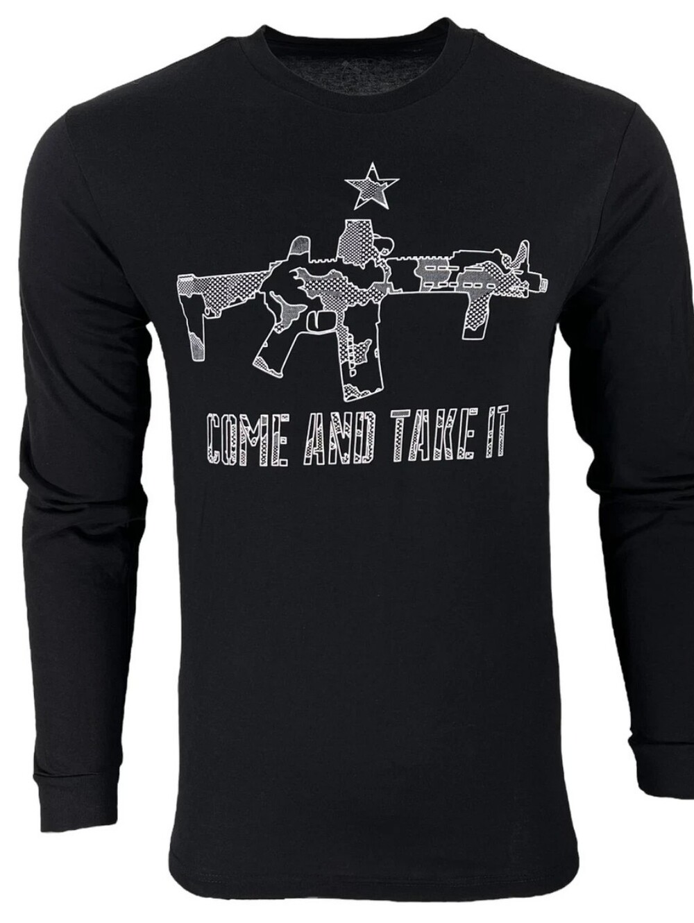 NWT | Howitzer Camo Come And Take It Graphic Long Sleeve T-Shirt | Small